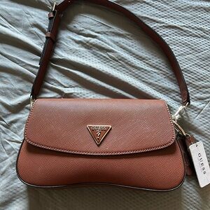 New with tags Guess shoulder bag brown